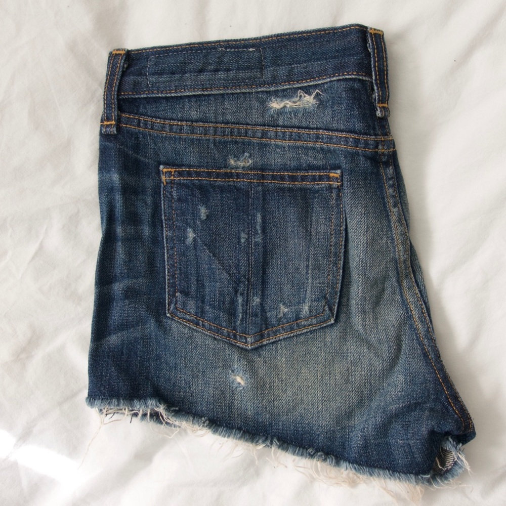 Rag & Bone Cut Off Denim Shorts